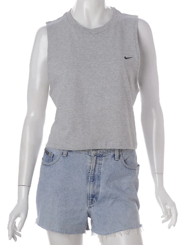 Label Polly Cropped Sports T Vest