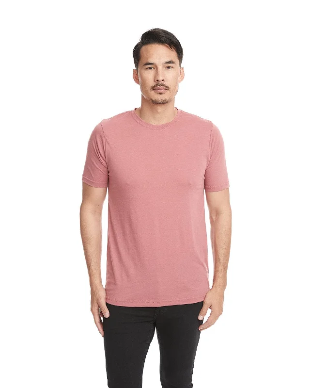 Next Level Mens Poly/Cotton Short Sleeve Crew T-Shirt | Smoked Paprika