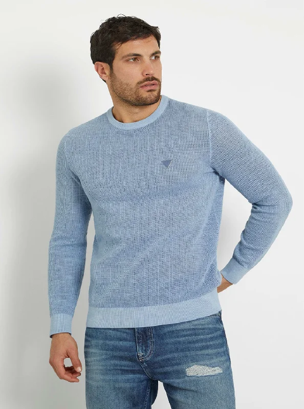 Blue Casey Knit Jumper