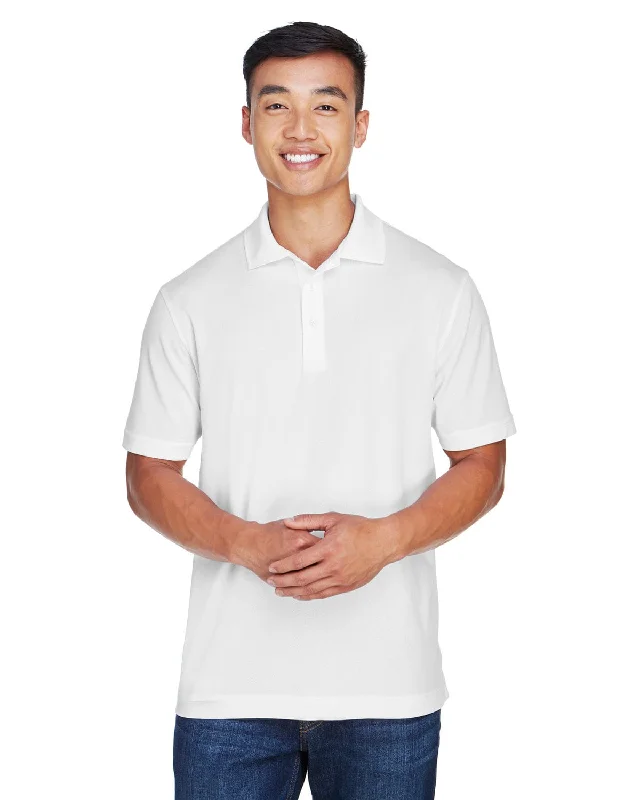 Harriton Double Mesh Polo Shirt | White