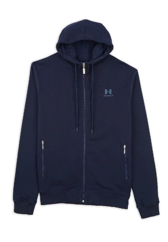 NAVY ZIP HOODIE (STEALTH)