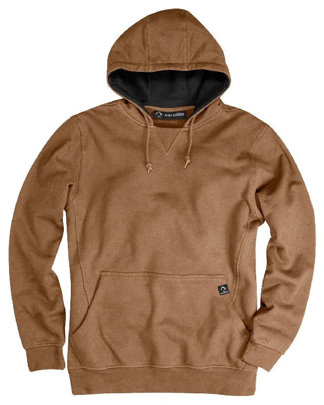 Dri Duck Men's Woodland Fleece Hooded Sweatshirt | Saddle