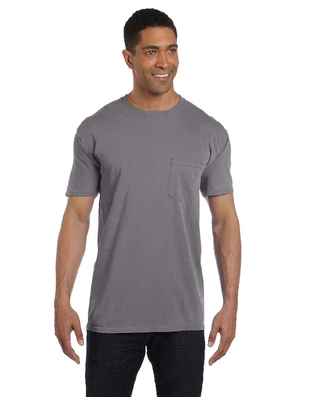 Comfort Colors Garment-Dyed Pocket T-Shirt | Graphite