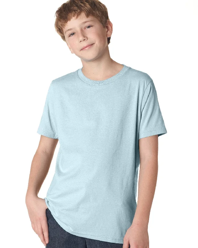 Next Level Boys Premium Short Sleeve Crew Tee | Light Blue