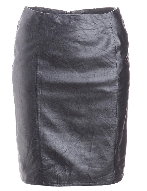 Label Roxy Mini Leather Skirt