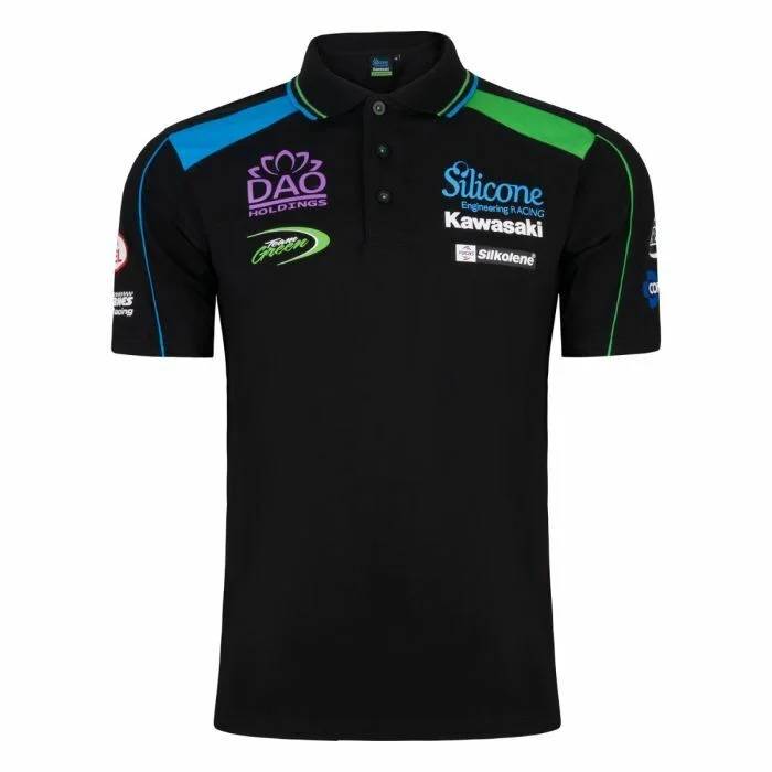 Official Silicone Racing Kawasaki Team Polo Shirt - 20Sk-Ap