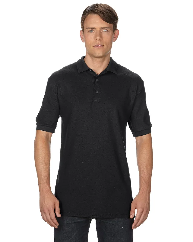 Gildan Premium Cotton Double Pique Sport Shirt | Black