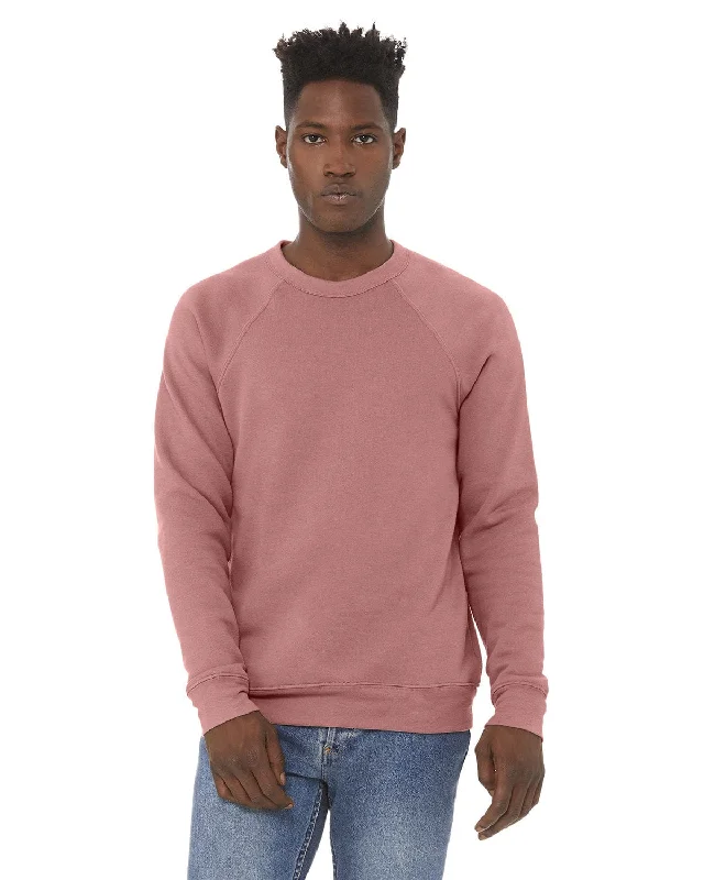 Bella+Canvas Triblend Unisex Crewneck Sweatshirt | Mauve