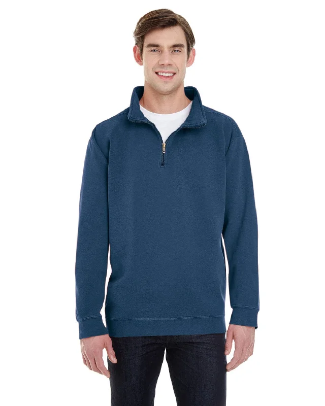 Comfort Colors Quarter-Zip Sweatshirt | True Navy