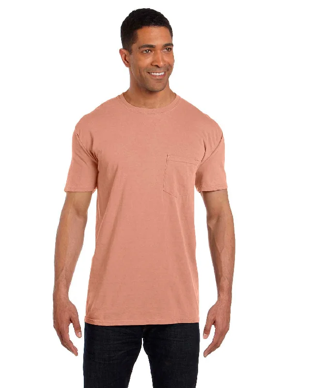 Comfort Colors Garment-Dyed Pocket T-Shirt | Terracota