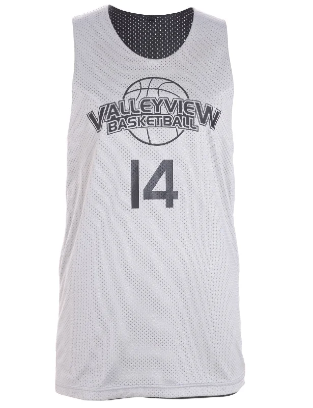 Label Oversized Basketball Jersey Dress