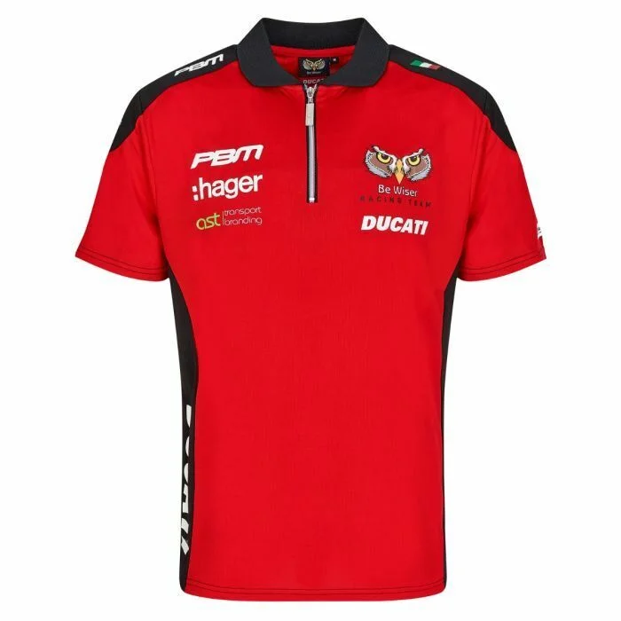 Official PBM Be Wiser Ducati Team Polo Shirt . 19PBM-Ap1