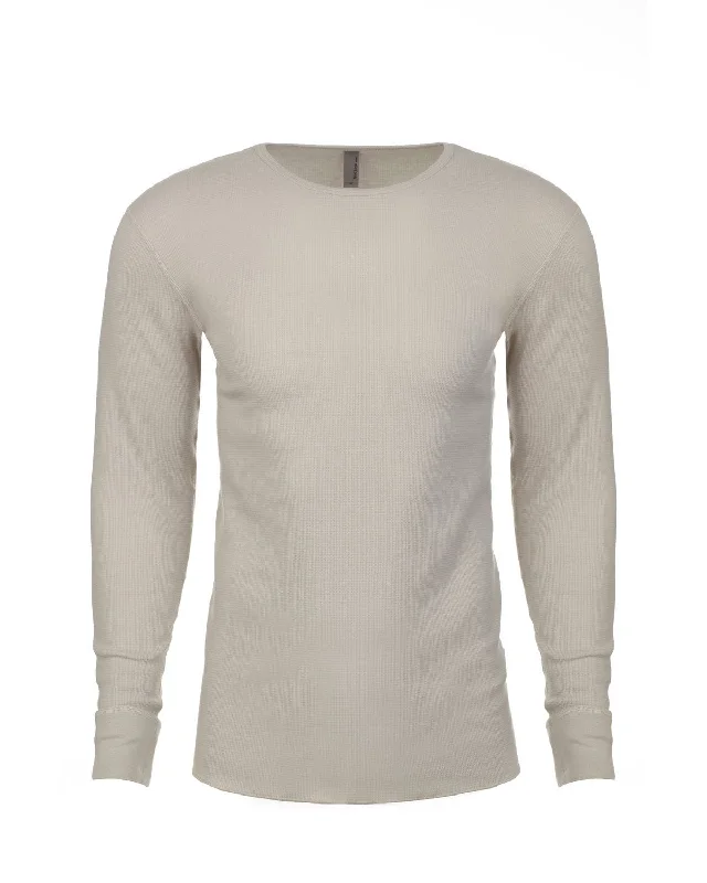 Next Level Mens Blended Thermal Tee | Sand