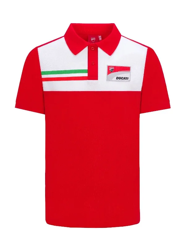 Official Ducati Corse Red Polo Shirt - 19 16001