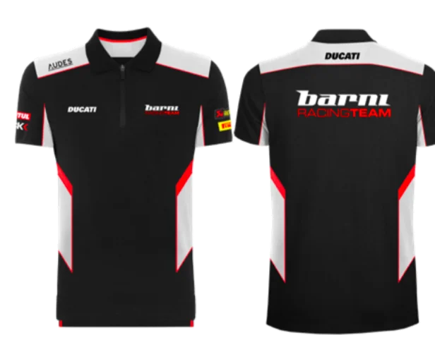 Official Barni Racing Team Ducati Polo Shirt - Ba119M101Bl