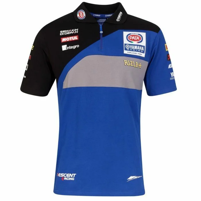 Official Pata Yamaha Racing Team Polo Shirt - 19YamWSBK-R-Ap1