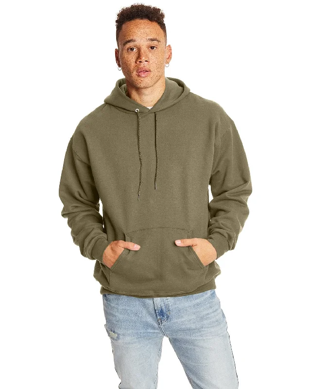 Hanes Ultimate Cotton Pullover Hoodie Sweatshirt | Oregano