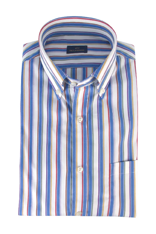 Paul & Shark Soft Touch Cotton BD Shirt Stripe