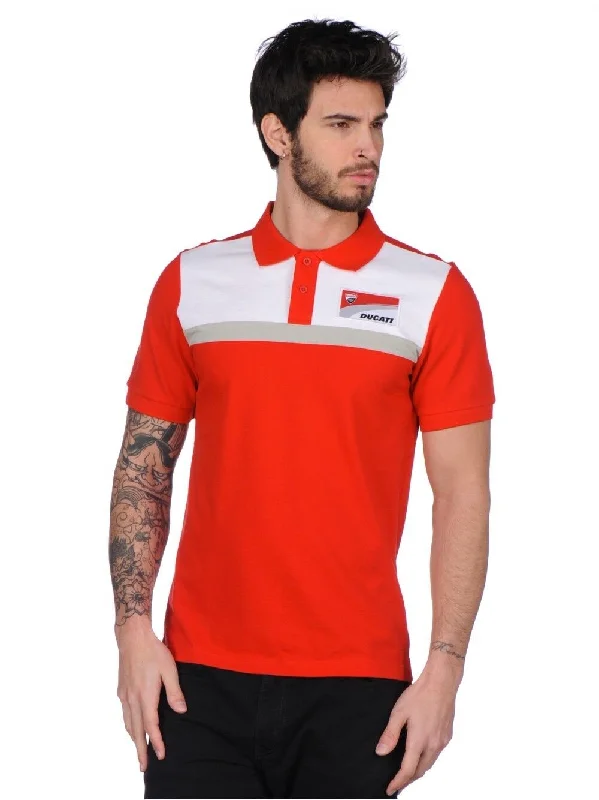 Official Ducati Corse Yoke Polo Shirt - 17 16001