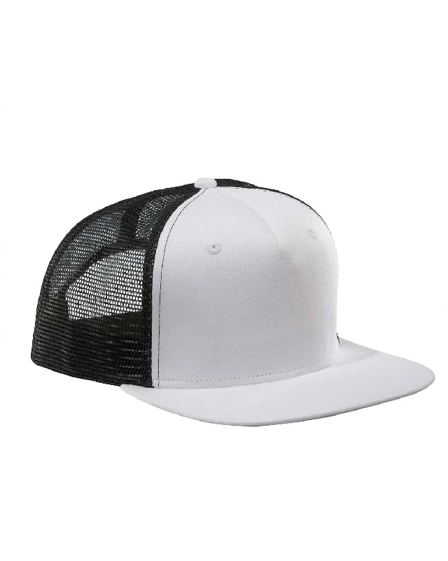 Big Accessories Surfer Trucker Cap | White/ Black