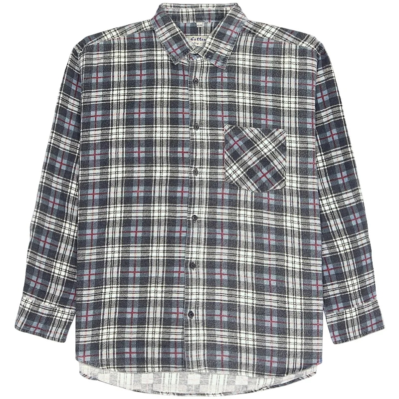 Cotton Country Club Plaid Flannel Shirt