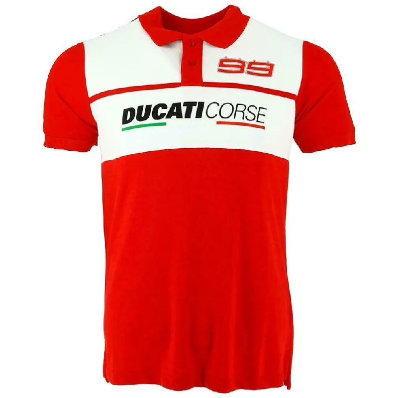 Official Jorge Lorenzo Ducati Corse Polo Shirt - 18 16003