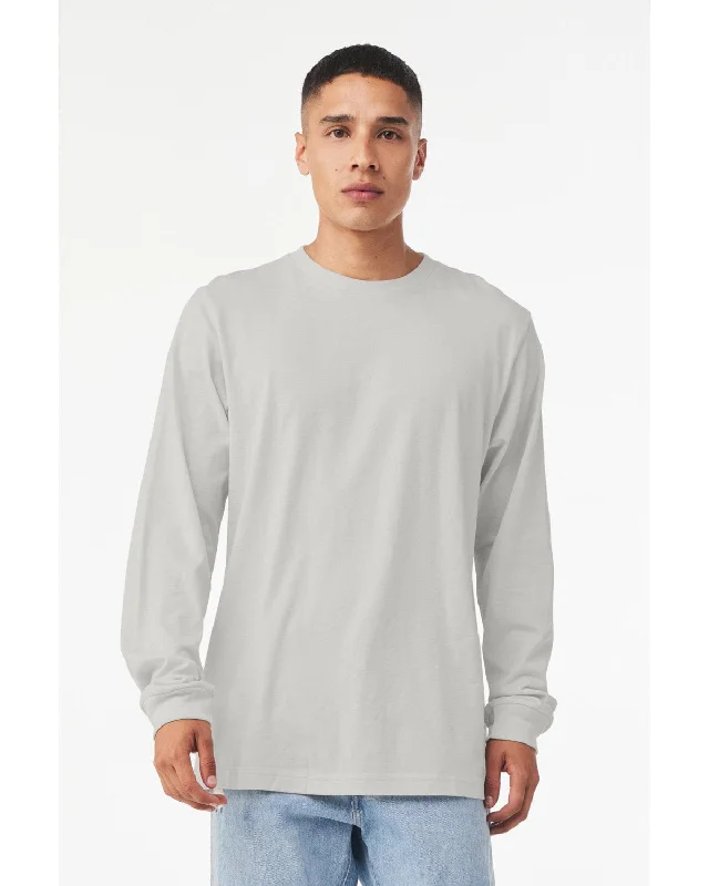 Bella+Canvas Long Sleeve Jersey T-Shirt | Silver