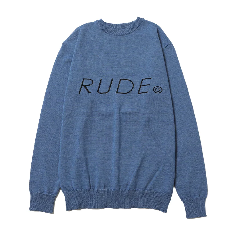 RUDE LOGO KNIT SWEATER