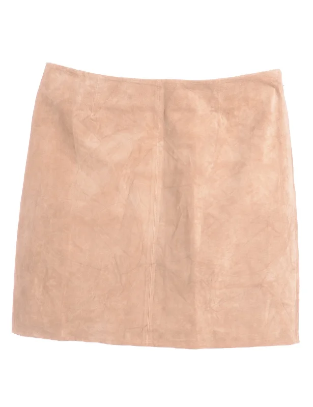 Label Robyn Suede Skirt