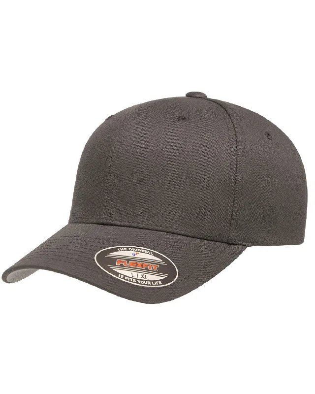 Yupoong 6-Panel Structured Mid-Profile Cap | Dark Grey