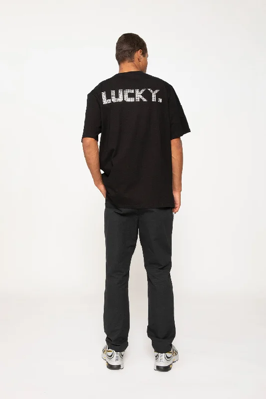 Lucky Diamante Tee | Final Sale - Black