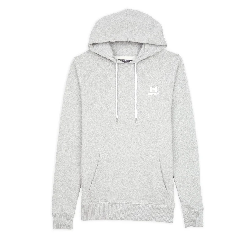 GREY PULLOVER HOODIE