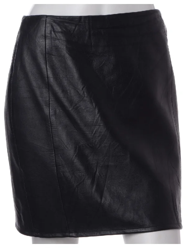 Label Roxy Mini Leather Skirt