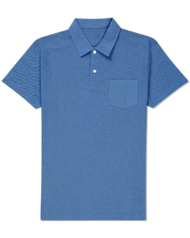 Steel Blue Polo T-shirt