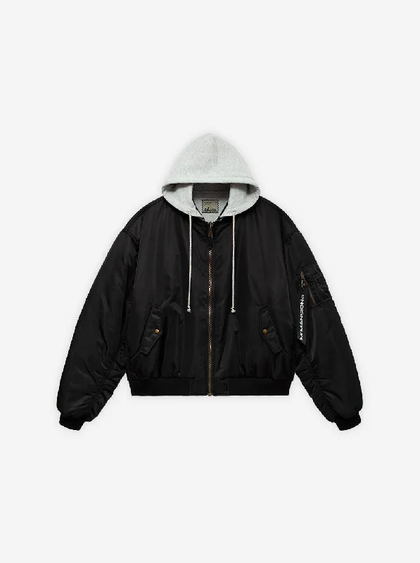 UNIFORM BOMBER - BLACK / GREY