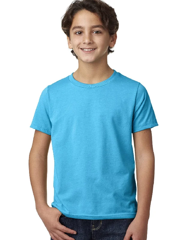 Next Level Boys CVC Crew Tee | Turquoise