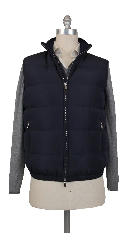 Mandelli Dark Blue Jacket Vest