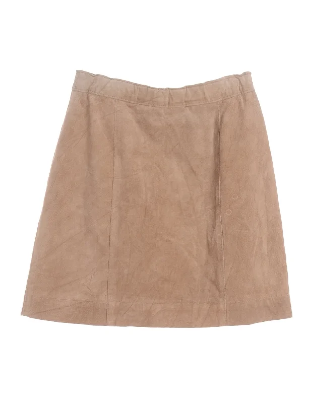 Label Robyn Suede Skirt