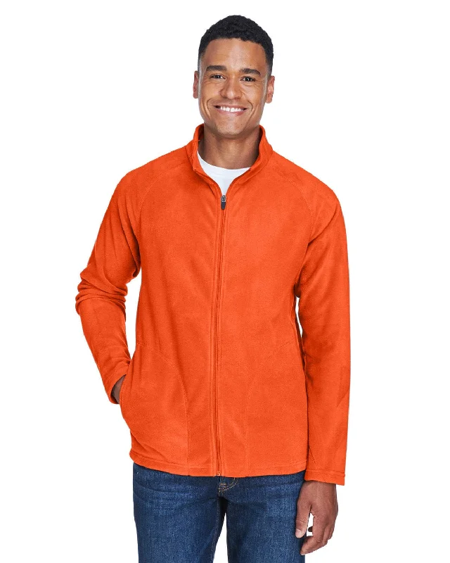 Team 365 Mens Campus Microfleece Jacket | Sport Orange