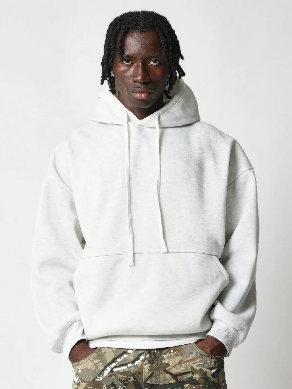 Oversized Fit Overhead Hoodie With Hood Drawcords & Kangaroo Pocket Detail