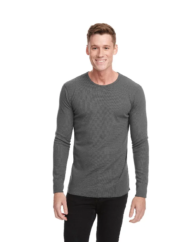 Next Level Mens Blended Thermal Tee | Heavy Metal