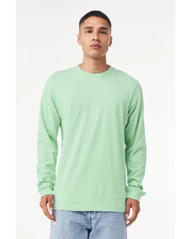 Bella+Canvas Long Sleeve Jersey T-Shirt | Mint