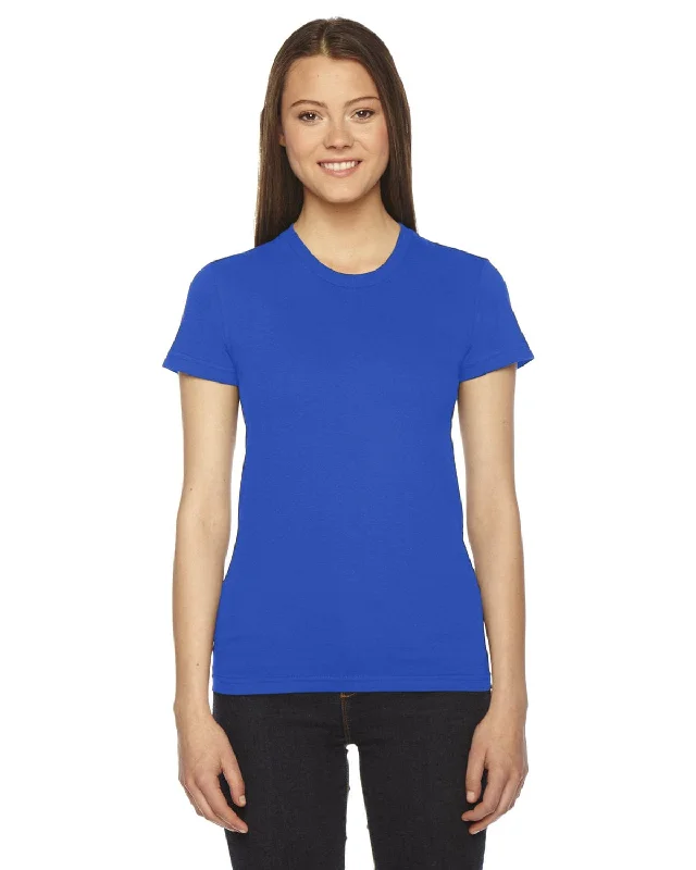 American Apparel Ladies Fine Jersey Short Sleeve T-Shirt | Royal Blue