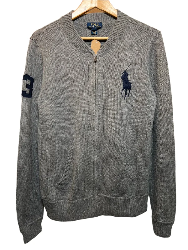 Polo Ralph Lauren Grey Mens Cardigan (Size L)