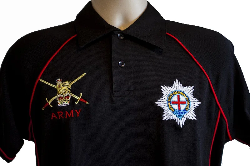 Coldstream Guards Performance Polo 'Multi Logo Options Build Your Own Shirt'