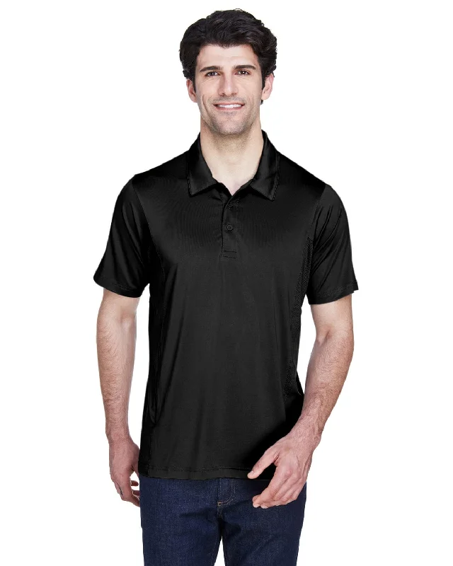 Team 365 Mens Charger Performance Polo | Black