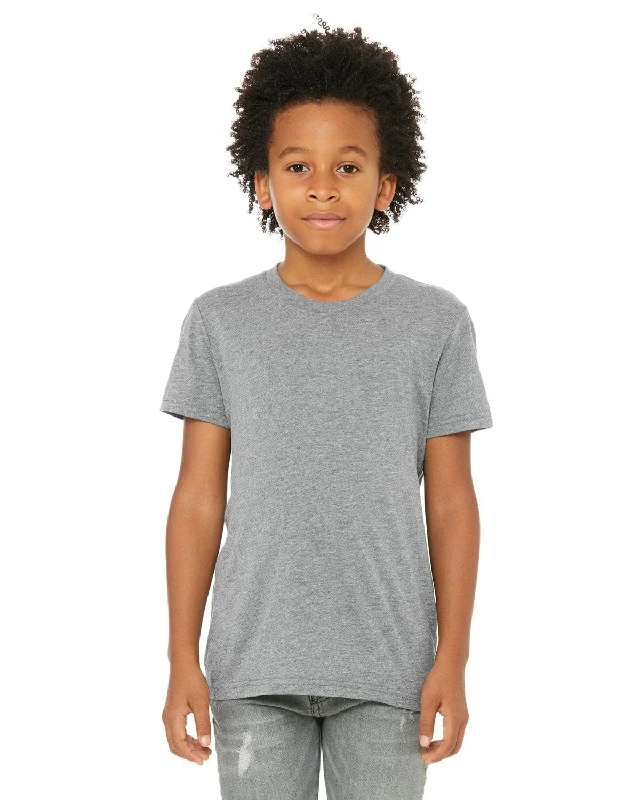 Bella+Canvas Youth Triblend Short Sleeve T-Shirt | Grey Triblend