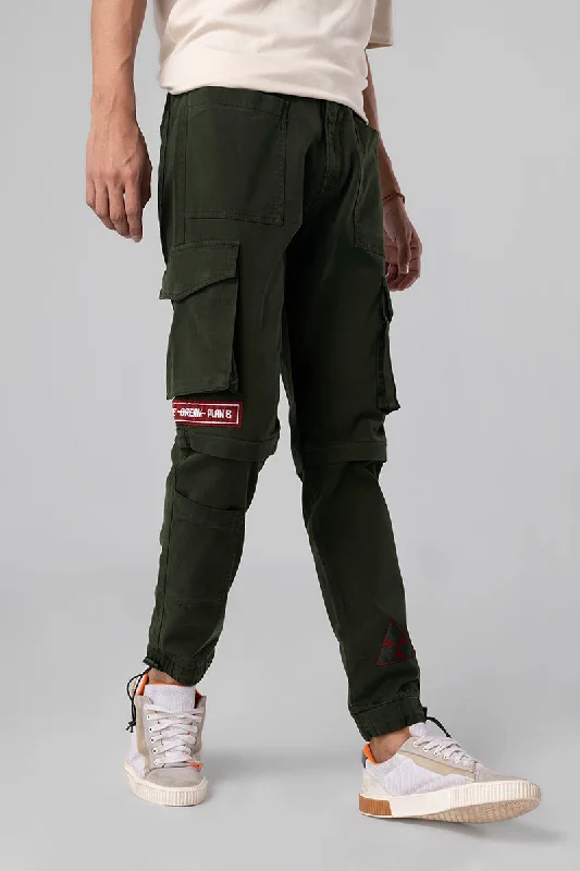 Functional Olive Cargo Pant