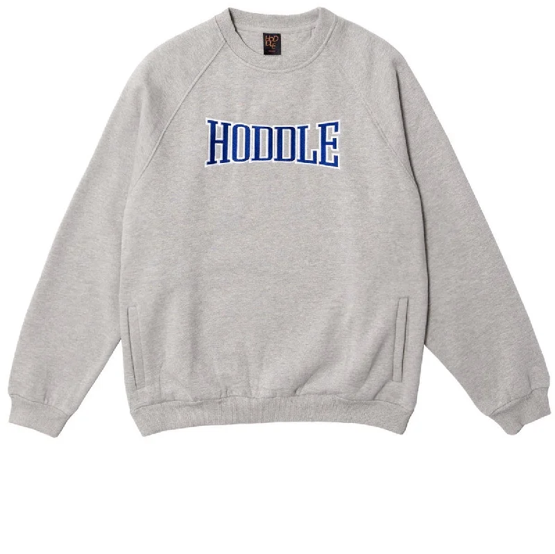 Hoddle Satellite Crew Sweater - Heather Grey