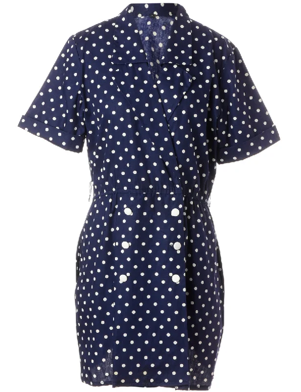 Label Polka Dots Short Dress